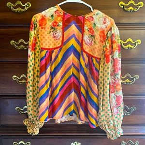 Anthro XS Blouse